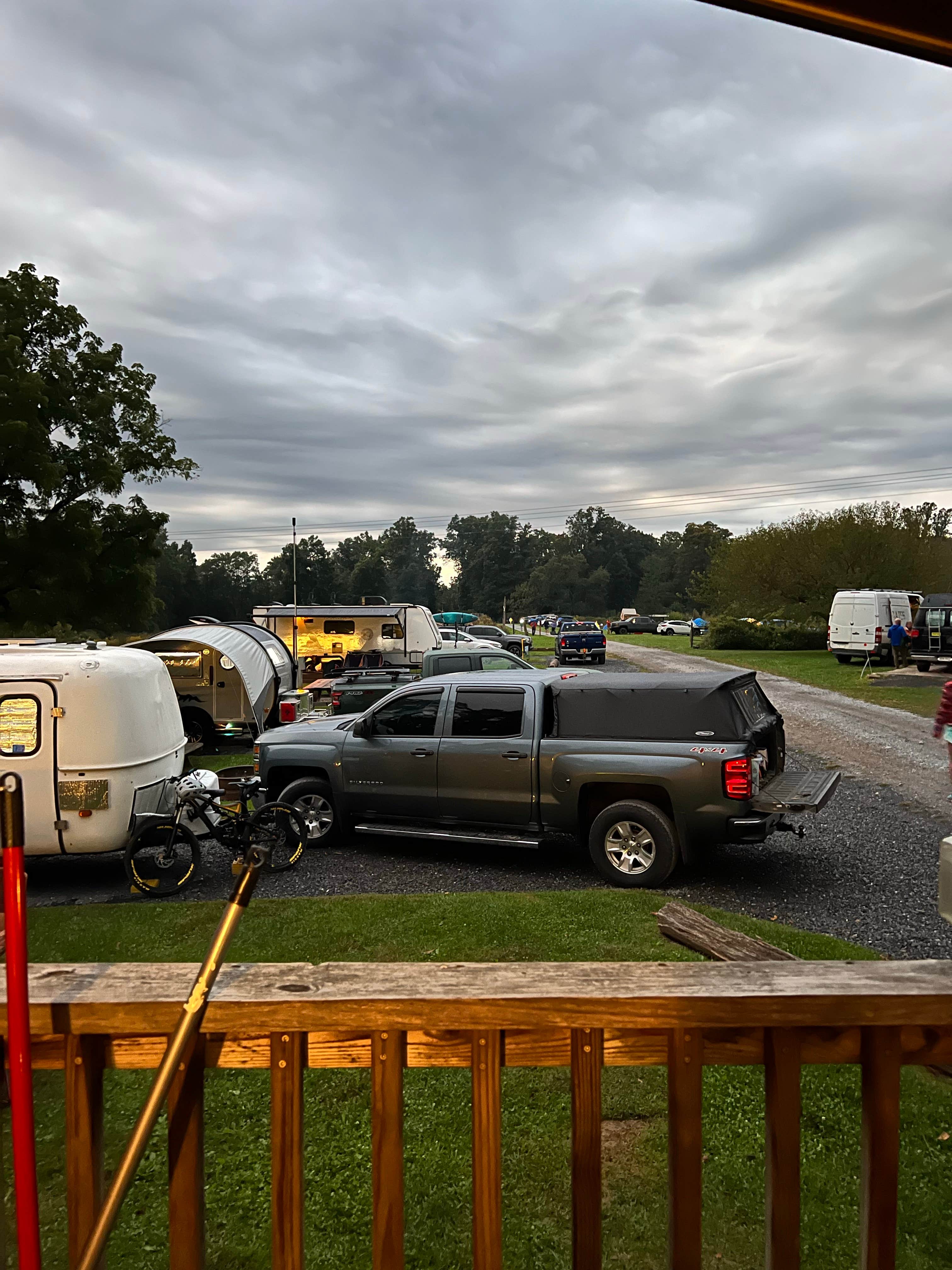 Cydney S.'s photo of rv camping at Arrowhead Bike Farm near Summersville, WV