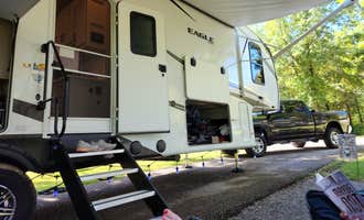 Camping near Stump Island Park: Arrow Rock State Historic Site Campground — Arrow Rock State Historic Site, Arrow Rock, Missouri