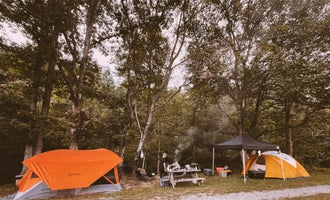 Camping near Secluded Mitchel River Camping: Cedar Rock Campground , Traphill, North Carolina