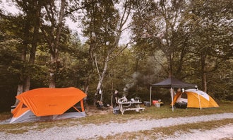 Camping near Doughton Park Campground — Blue Ridge Parkway: Cedar Rock Campground , Traphill, North Carolina