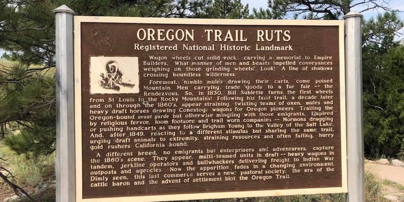 Camper submitted image from Guernsey Yurt Area — Guernsey State Park