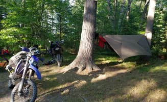 Mike B.'s photo of tent camping at Lake Superior State Forest Campground near Grand Marais, MI