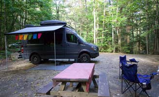 Dana M.'s photo of rv camping at Lewey Lake Campground near Bakers Mills, NY