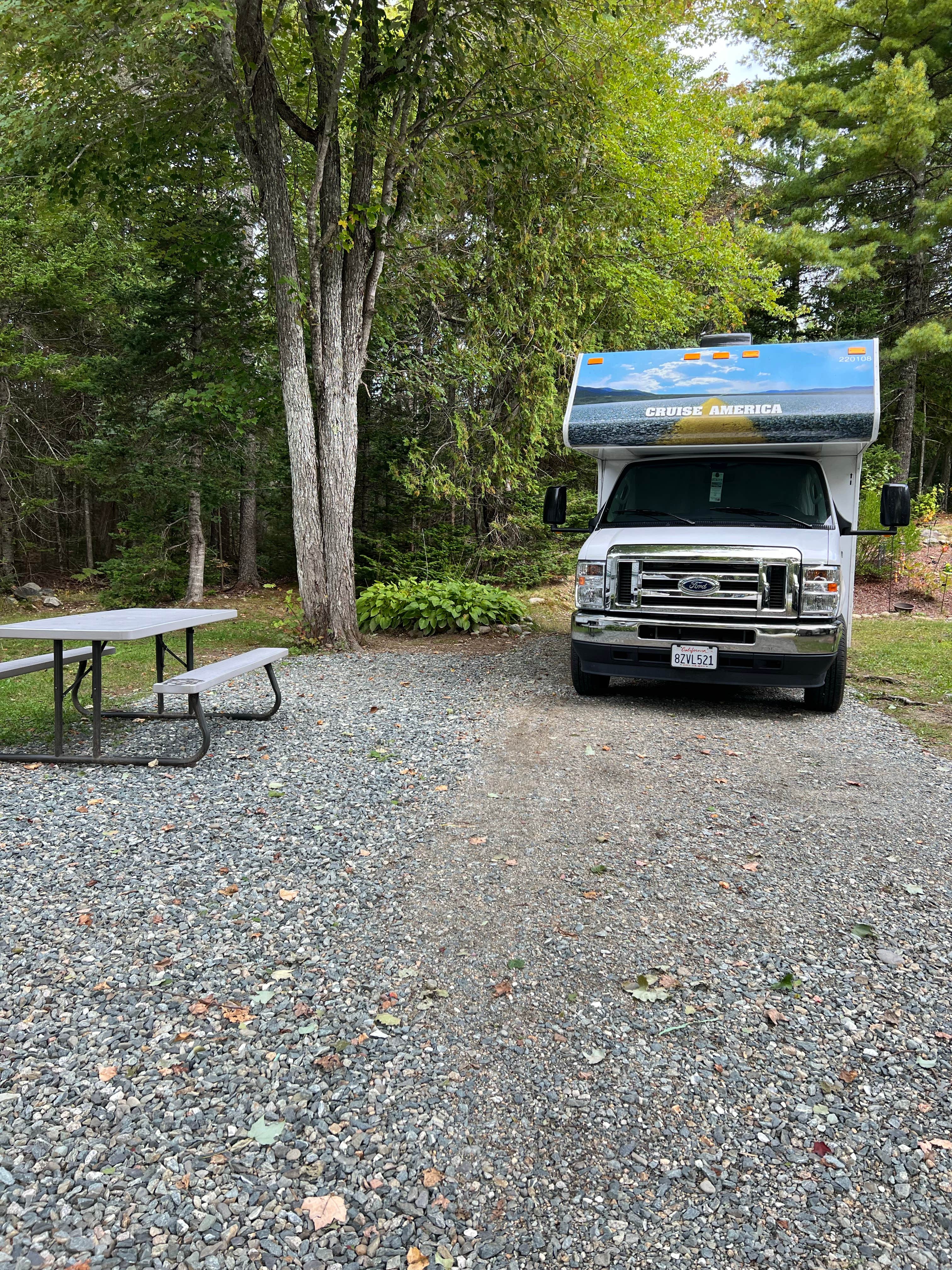 Stephanie's photo of rv camping at Timberland Acres RV Park near Southwest Harbor, ME