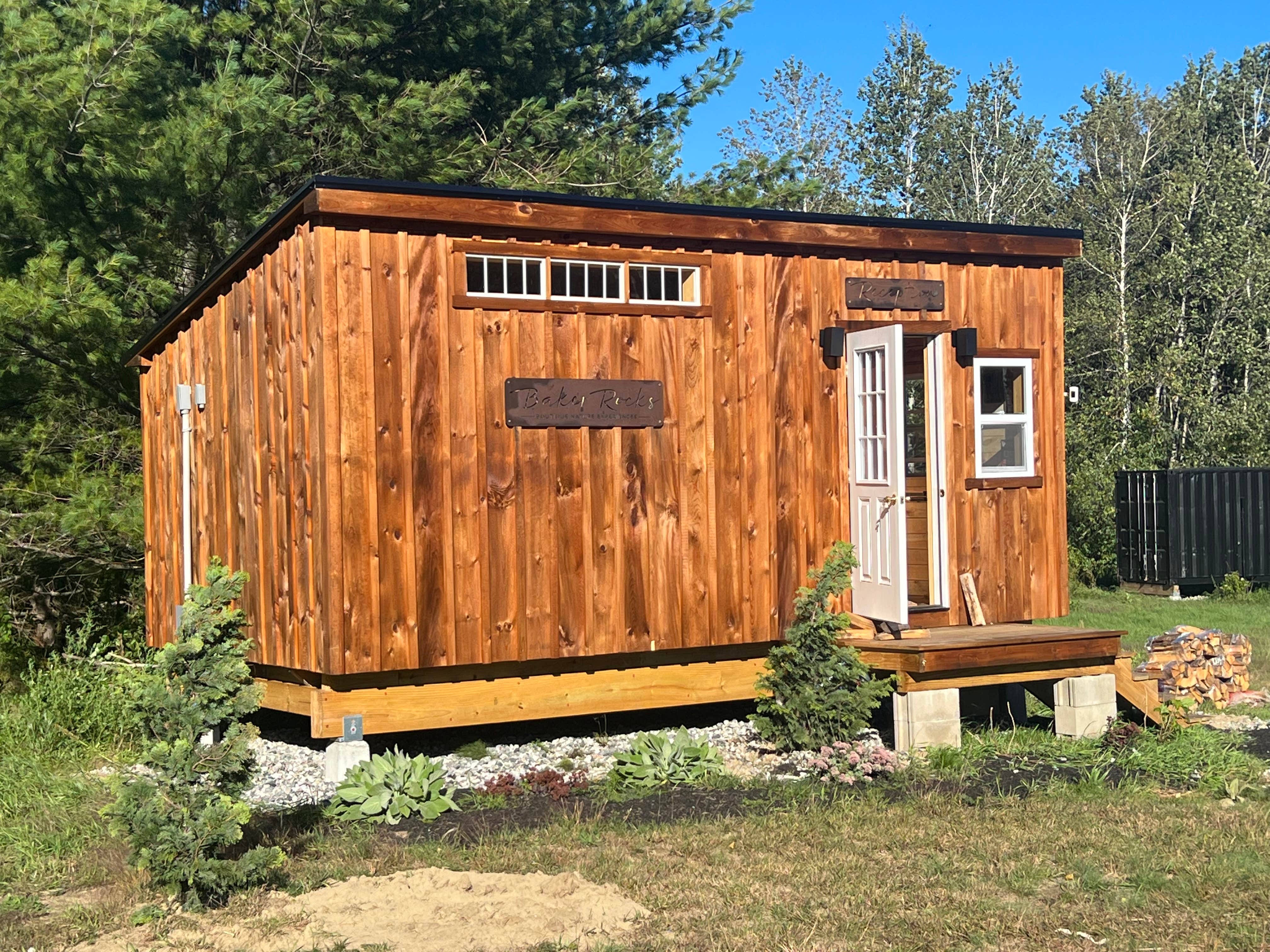 Justin P.'s photo of a cabin at Baker Rocks near Lyme, NH