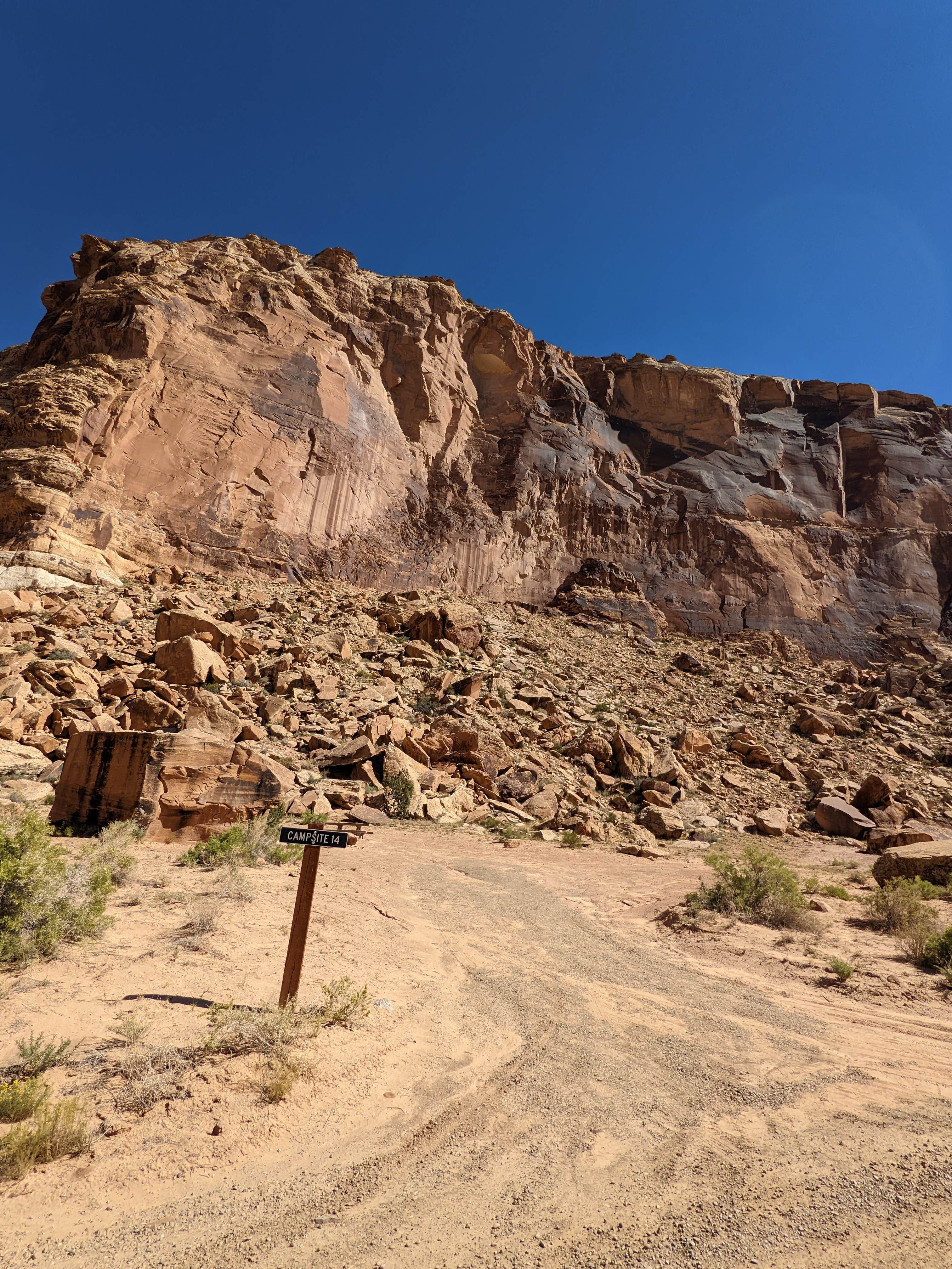 Camper-submitted photo at Buckhorn Draw Designated Campsite #14 near Ferron, UT
