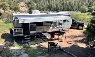 Camping near Springer Gulch: Cove Campground, Lake George, Colorado