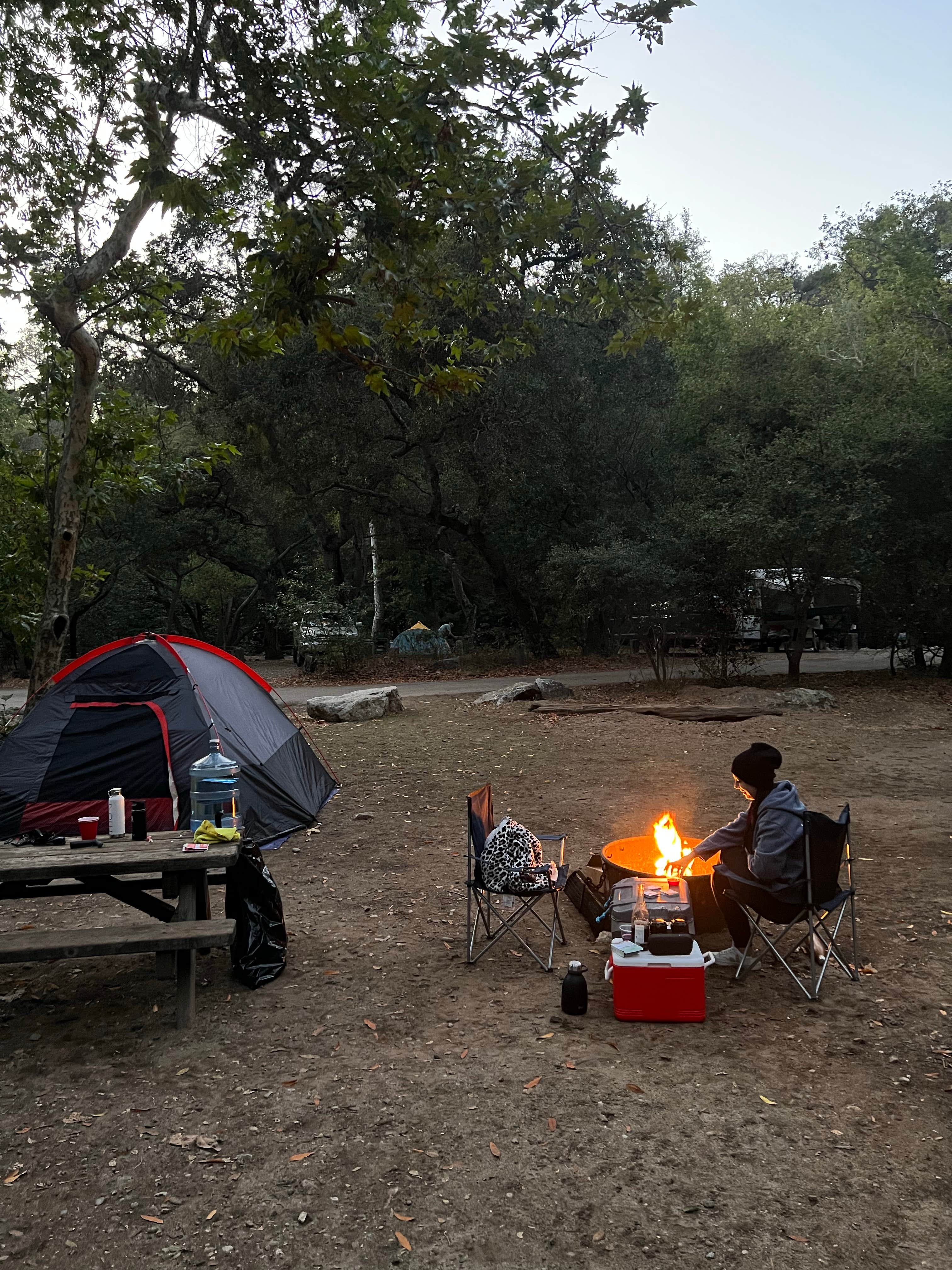 Enrick B.'s photo of tent camping at Pfeiffer Big Sur State Park Campground near Soledad, CA