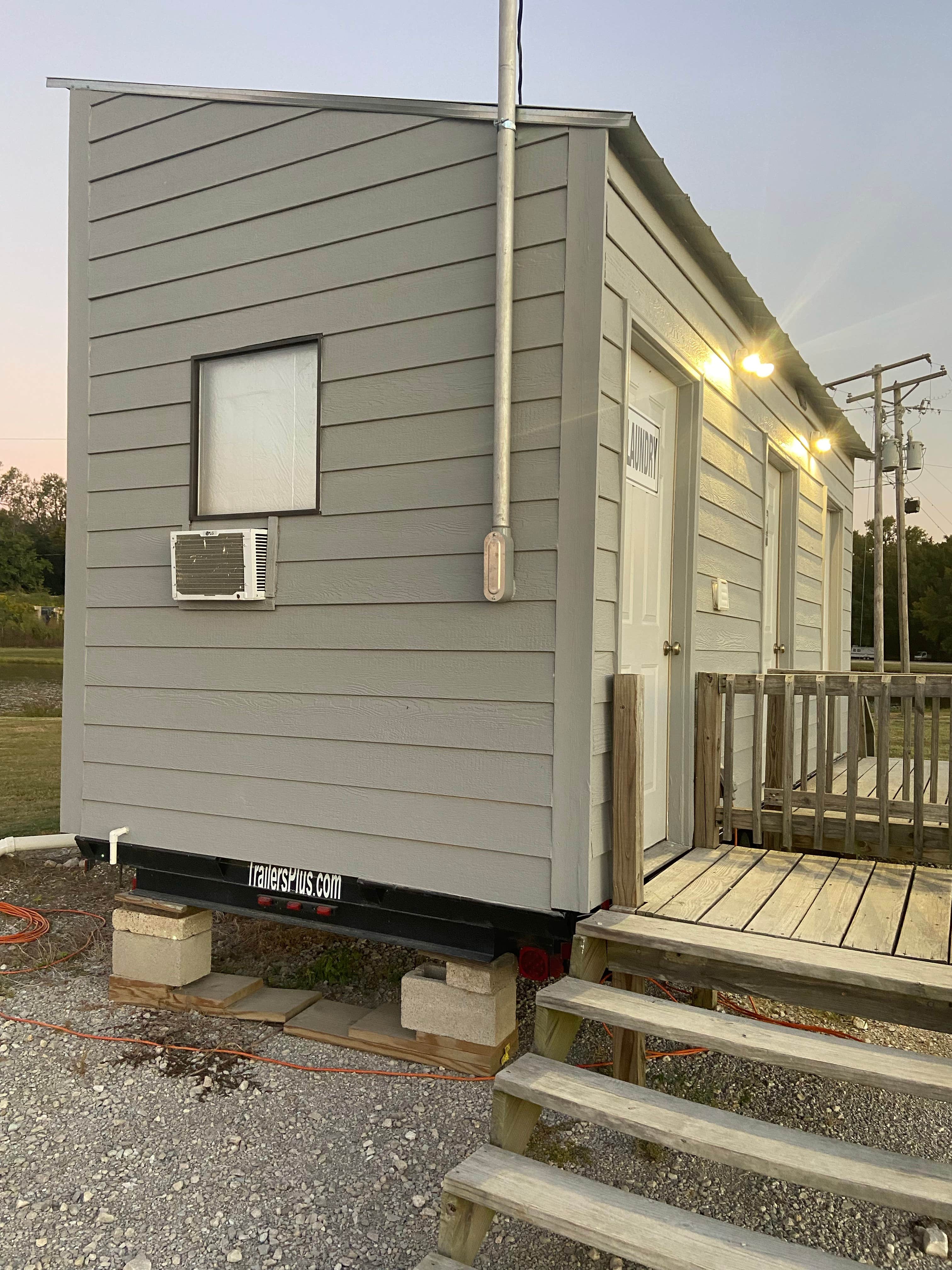James and Susan K.'s photo of a cabin at Tom Sawyer's RV Park near Olive Branch, MS