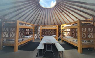 Nancy W.'s photo of glamping accommodations at Northeast Whitewater Lodge near Bingham, ME