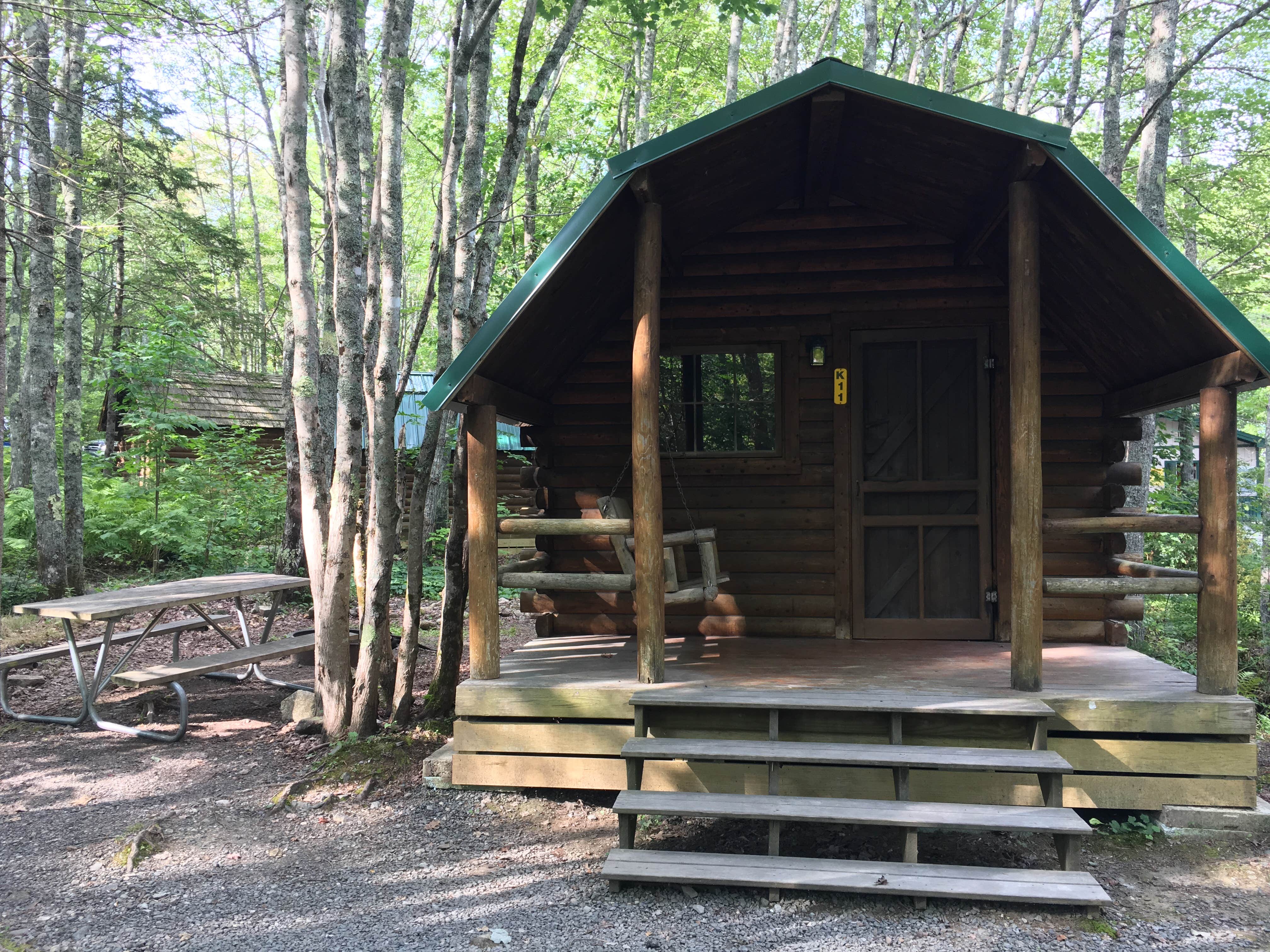 Rachel P.'s photo of glamping accommodations at Bar Harbor/Oceanside KOA near Sorrento, ME
