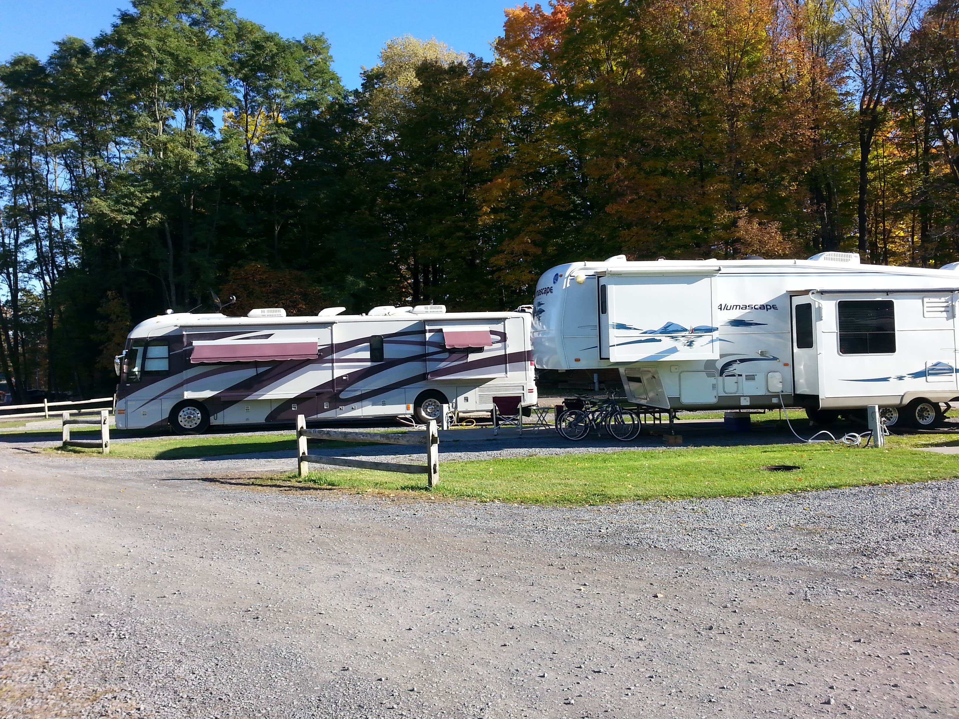 Nancy W.'s photo of rv camping at Watkins Glen / Corning KOA near Geneva, NY