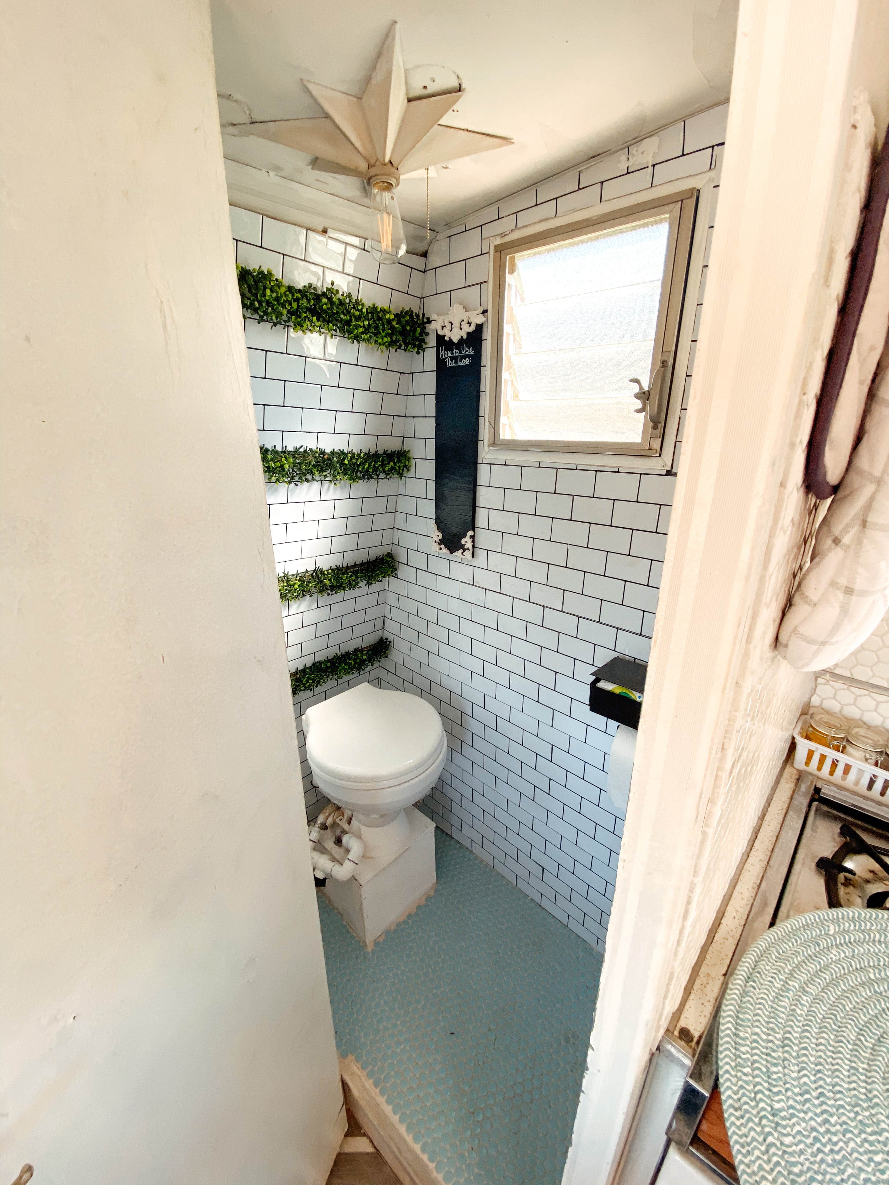 Camper-submitted photo at Retro Camper with Desert Mountain View near Willow Beach, AZ