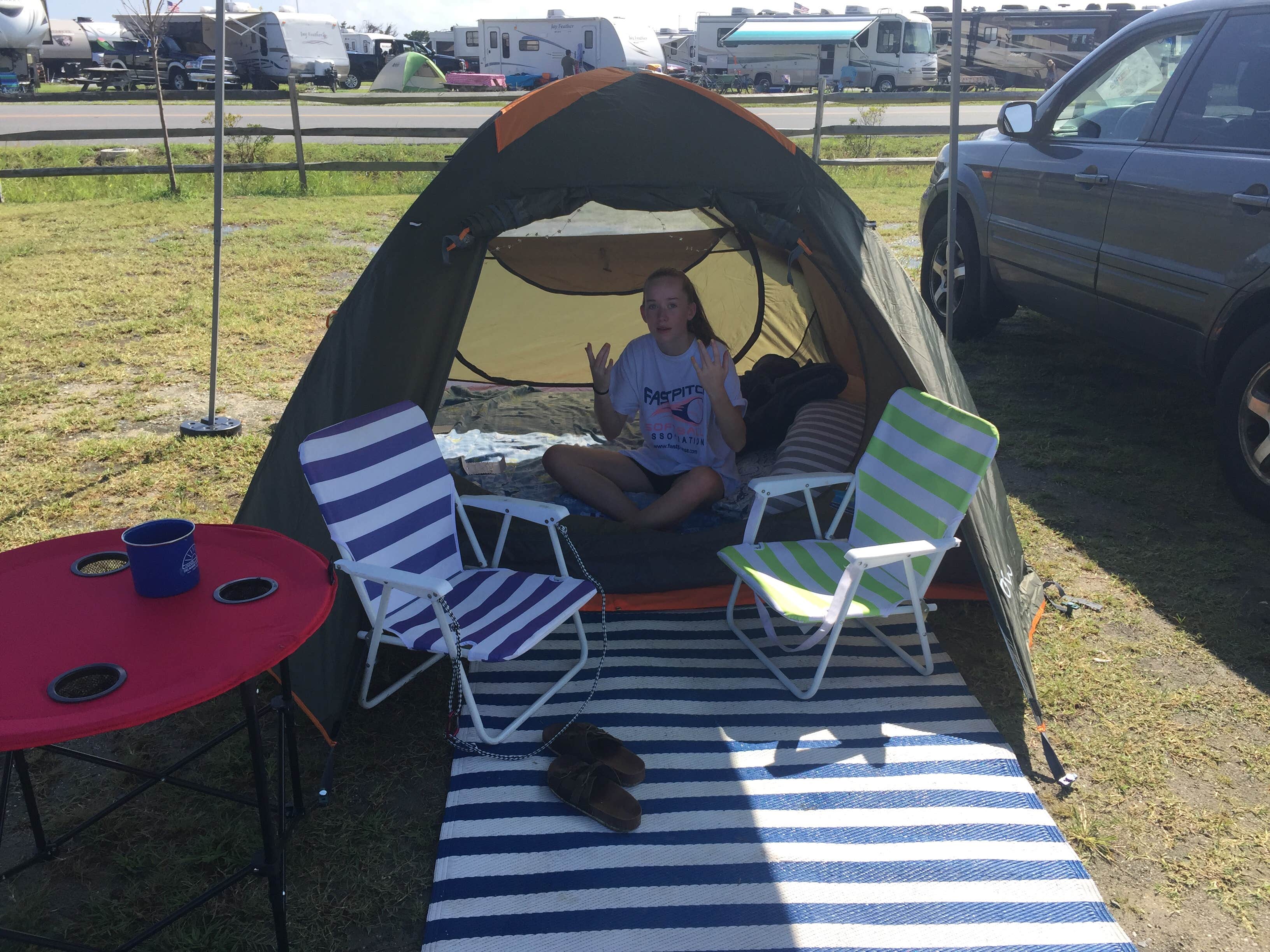 Meredith M.'s photo at Delaware Seashore State Park Campground near Millville, DE