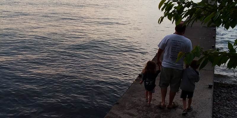 Camper submitted image from Pond Shore Cabin Area — Fair Haven Beach State Park