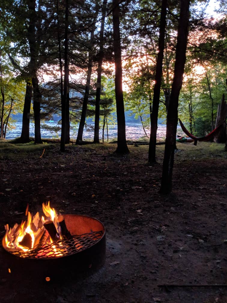 Catherine F.'s photo at Brunet Island State Park Campground near New Auburn, WI