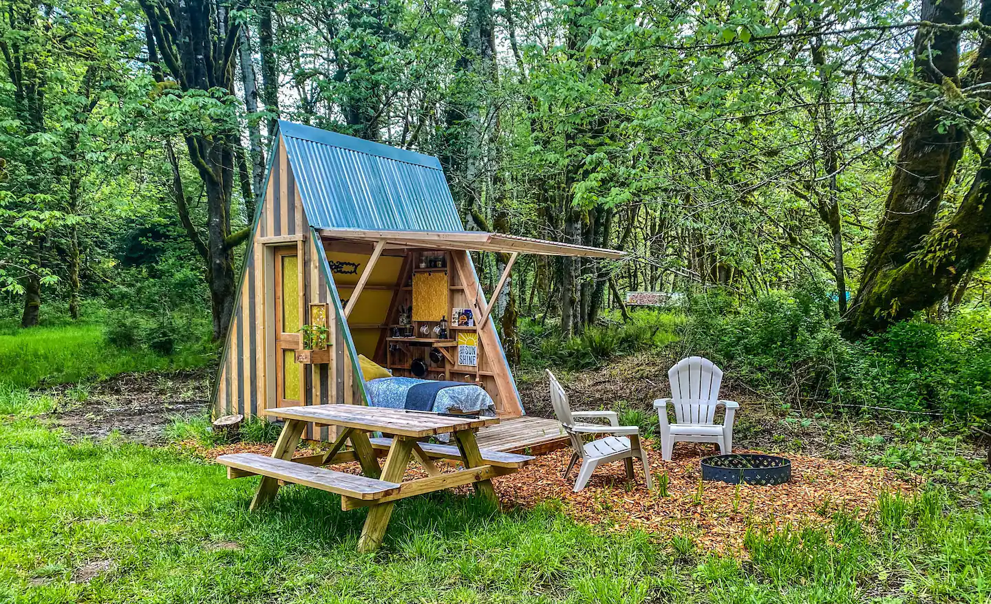 Camper-submitted photo at My Tiny Creekside Retreat near Cathlamet, WA