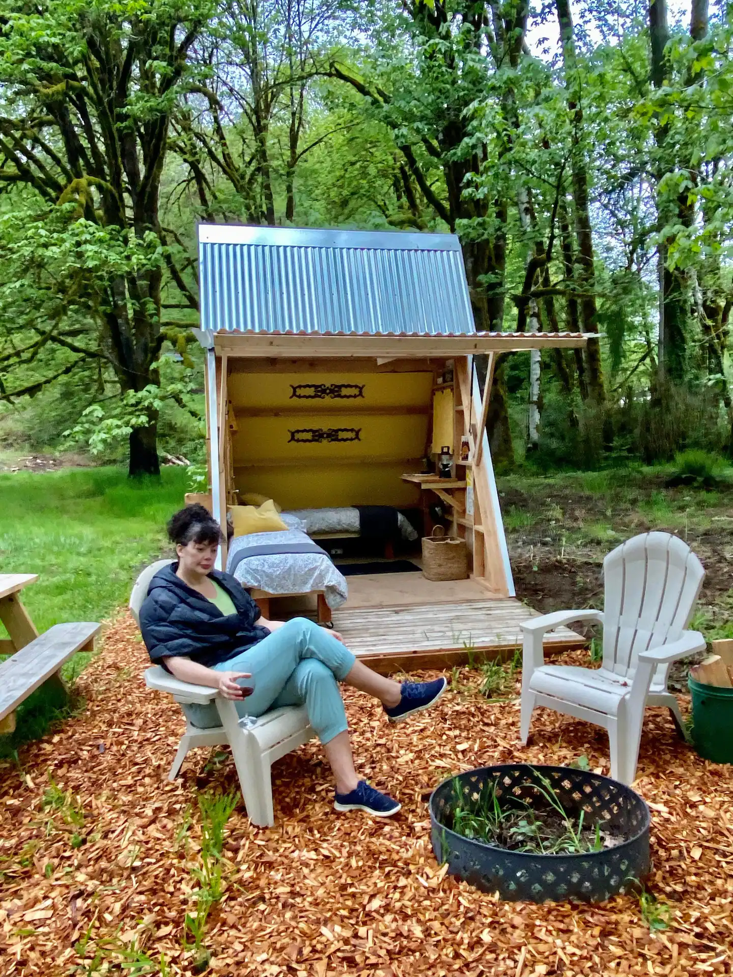 Camper-submitted photo at My Tiny Creekside Retreat near Cathlamet, WA