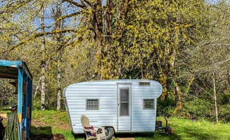 Ashley F.'s photo of rv camping at My Tiny Creekside Retreat near Onalaska, WA