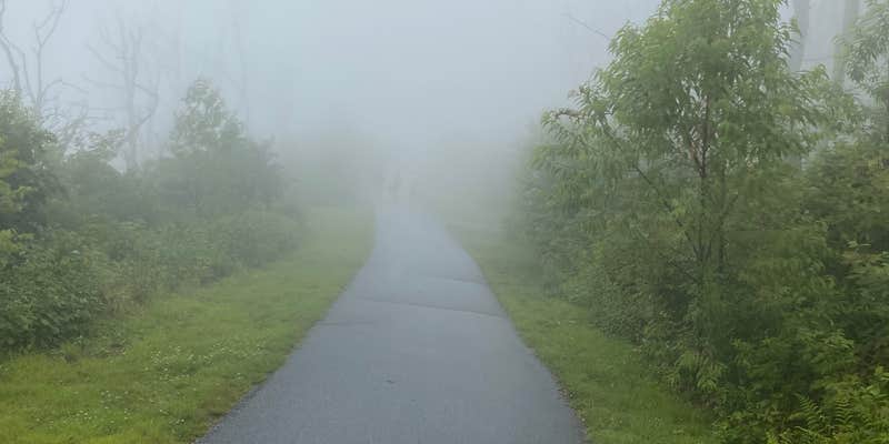 Camper submitted image from Wayah Bald Campground