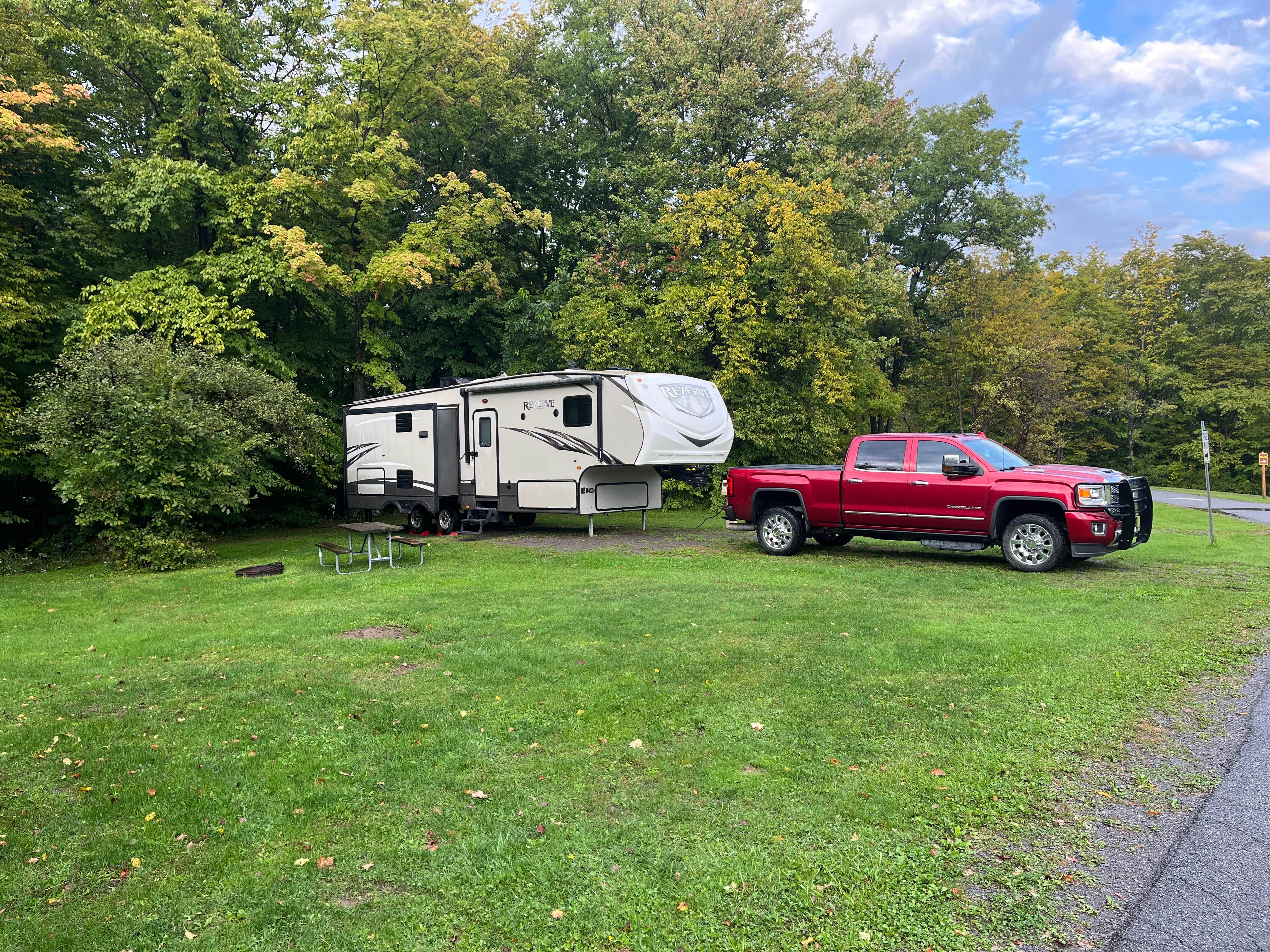 Camper-submitted photo at Darien Lakes State Park Campground near Nunda, NY