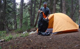 Tommie J.'s photo of tent camping at Horn Fork Basin Dispersed Camping near Poncha Springs, CO
