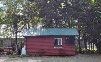 Nancy W.'s photo of a cabin at Webb's Campground near Rangeley, ME
