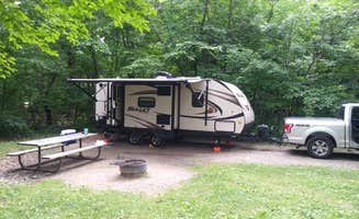 Julian B.'s photo of rv camping at White Fox — Myre-Big Island State Park near Rockford, IA