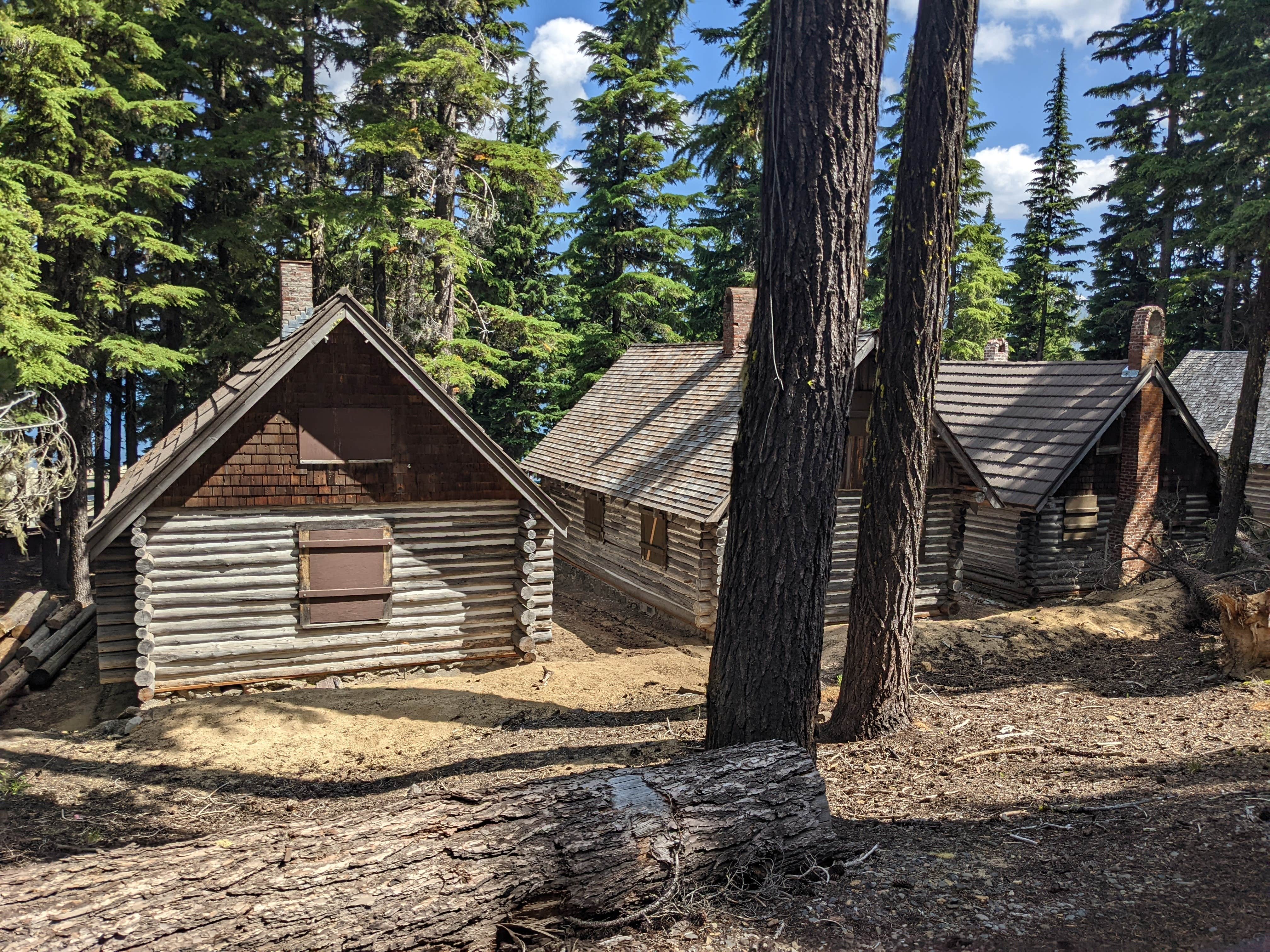 Laura M.'s photo of a cabin at Newberry Group Camp Site near Crescent, OR