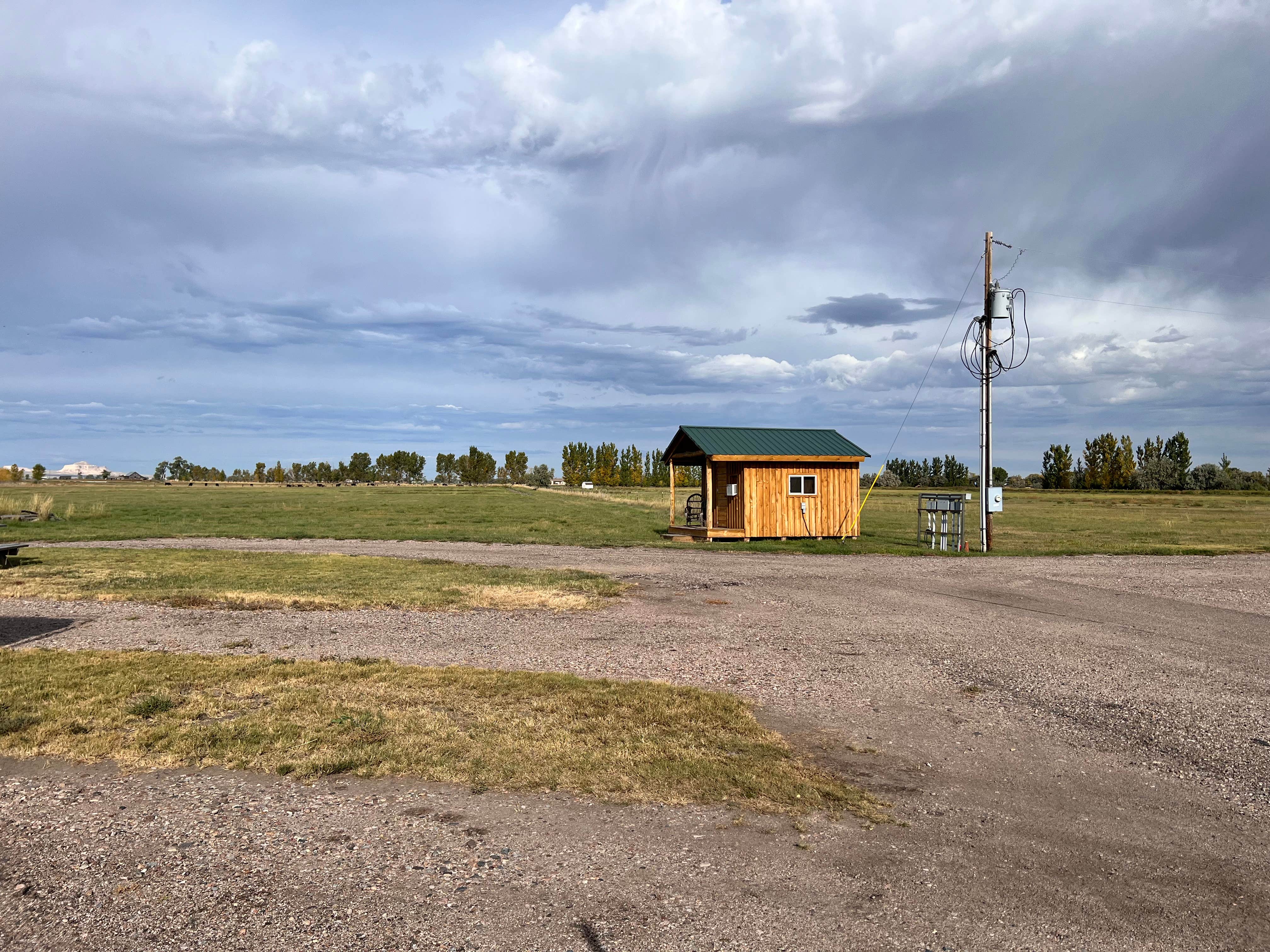 Nicole B.'s photo of a cabin at Chimney Rock Pioneer Crossing near Gering, NE