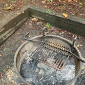 The pull down grill and ring is a nice luxury for campfirs.