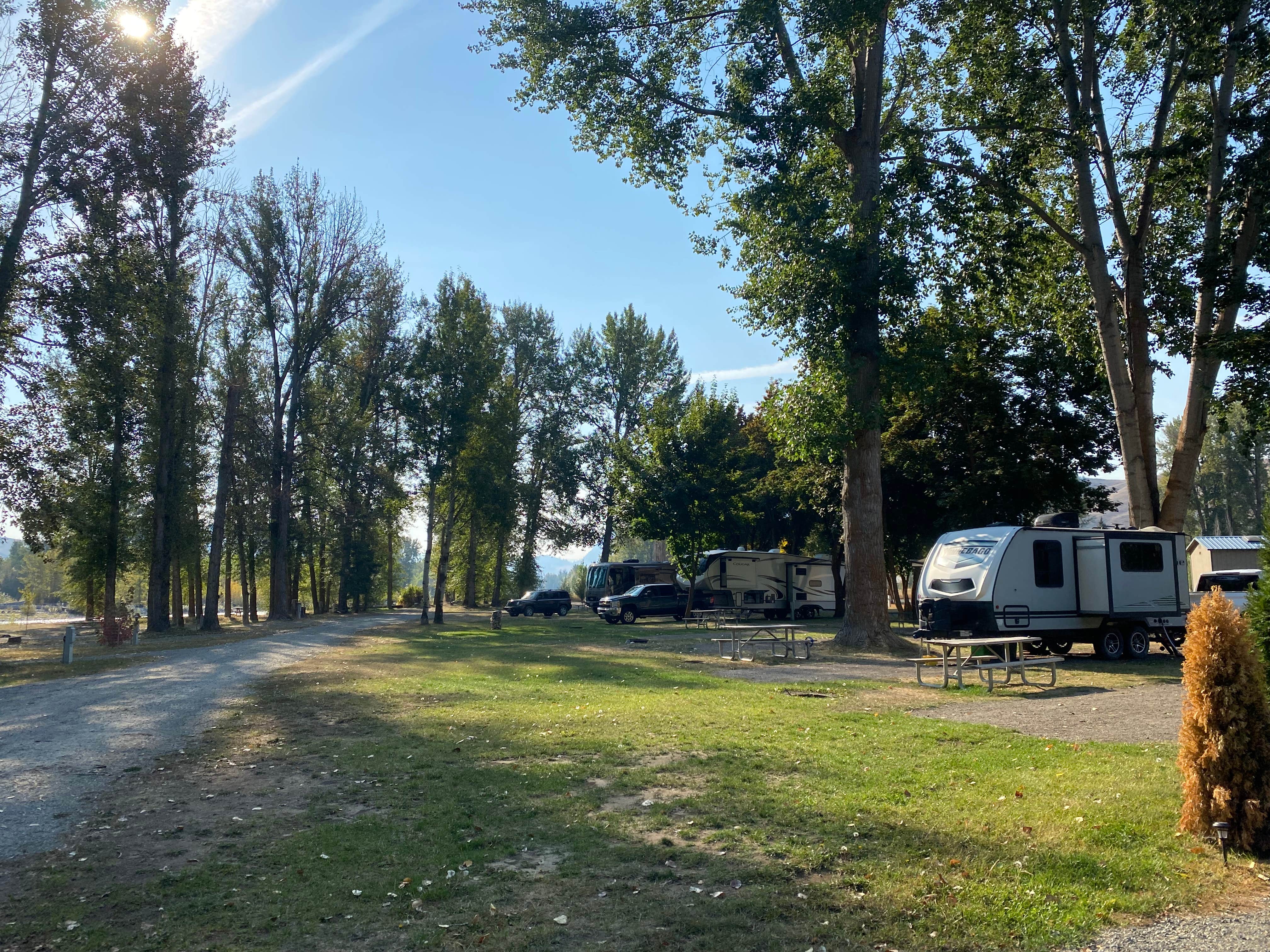 mary F.'s photo at Riverbend RV Park near Conconully, WA