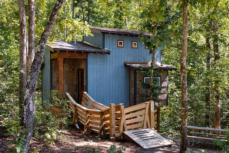 Tim M.'s photo of glamping accommodations at Emberglow Outdoor Resort near National Forests in North Carolina