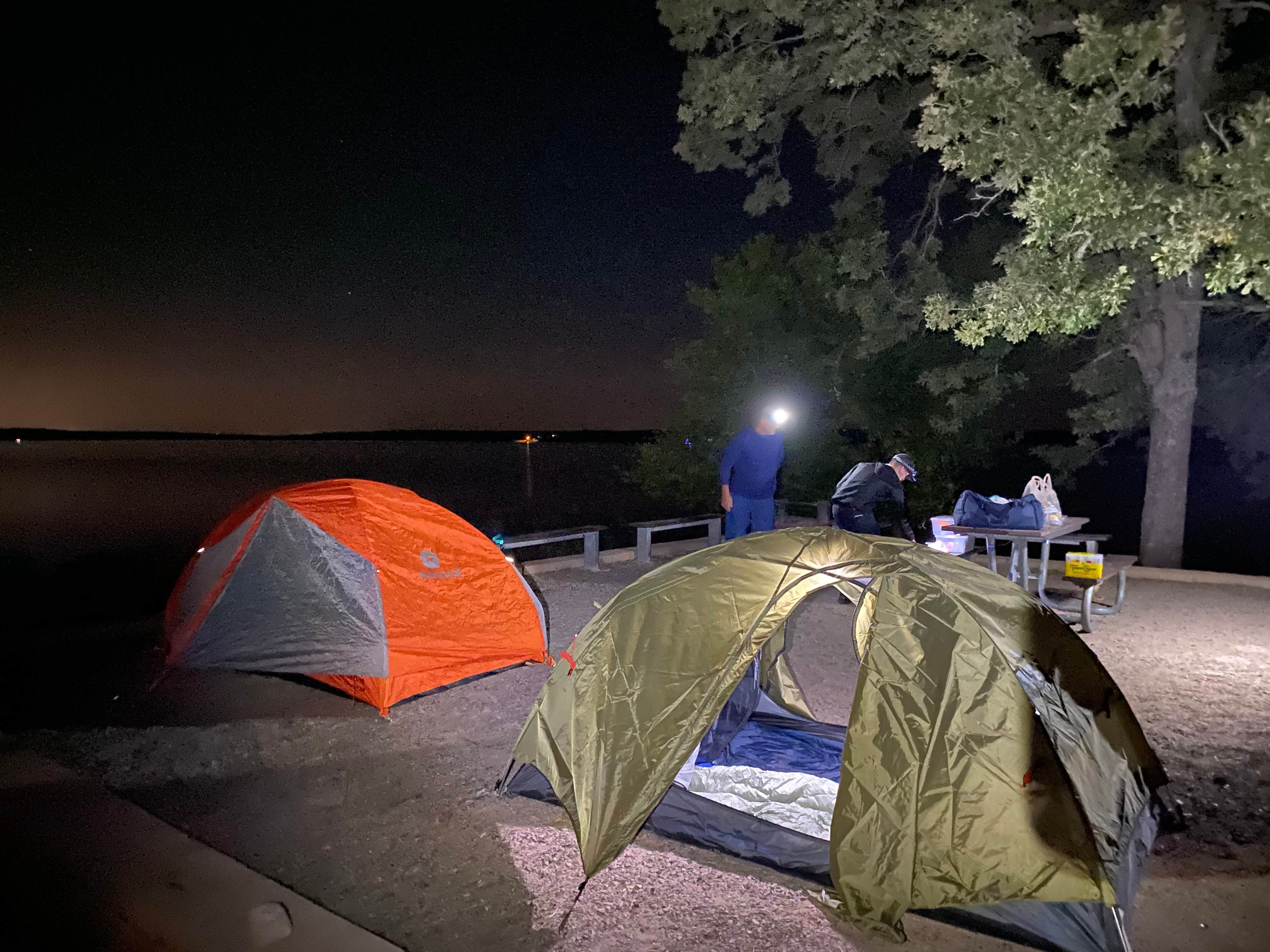 Camper-submitted photo at South Dam - Lake Thunderbird State Park near Goldsby, OK