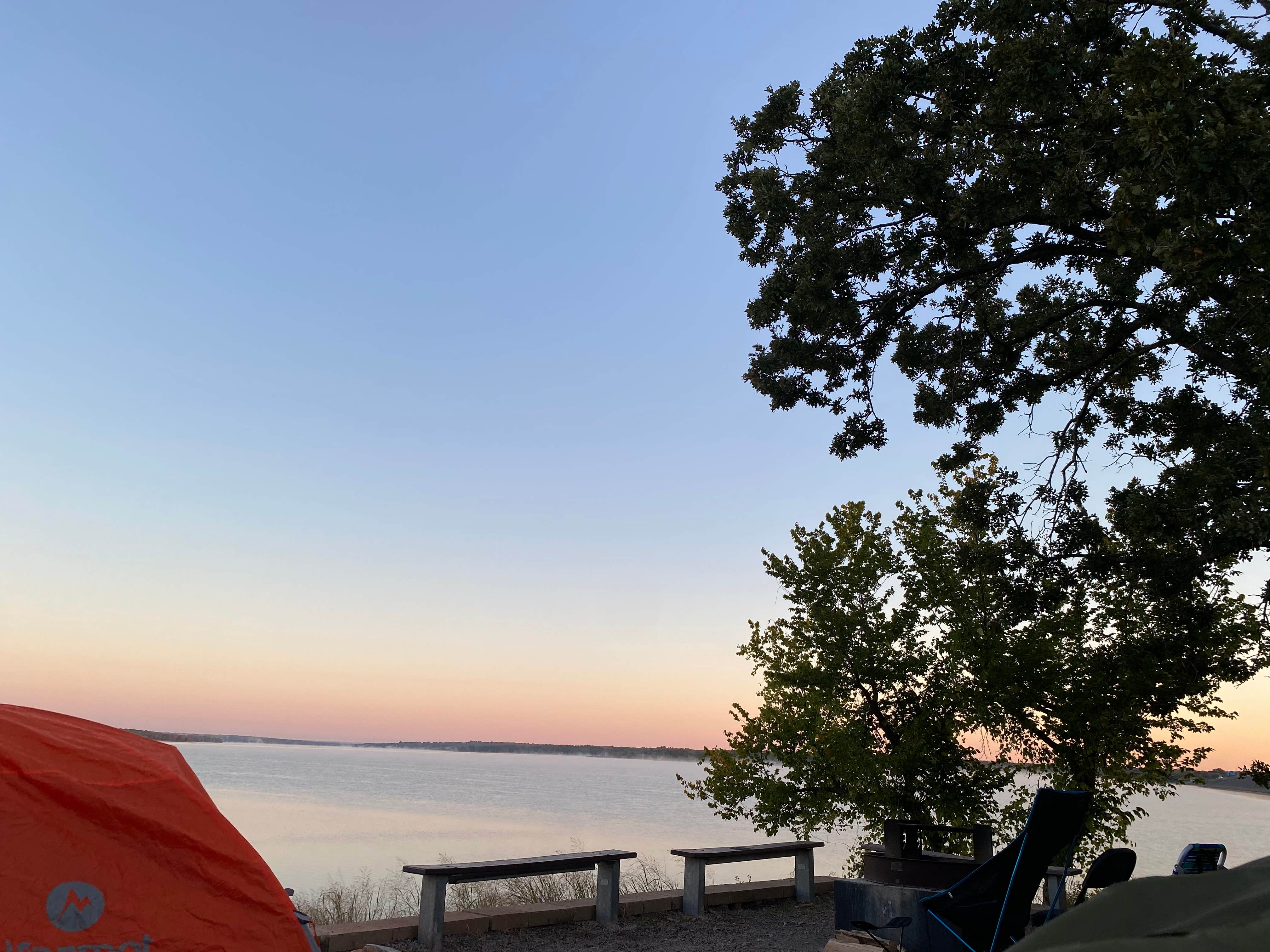 Camper-submitted photo at South Dam - Lake Thunderbird State Park near Goldsby, OK