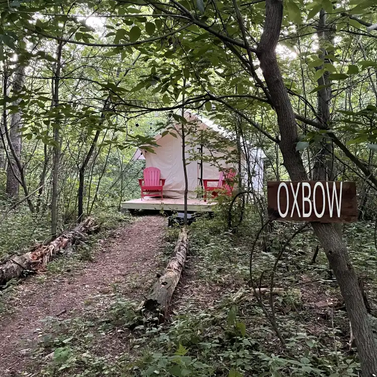 Camper-submitted photo at Red Cedar Glamping near Elmwood, WI