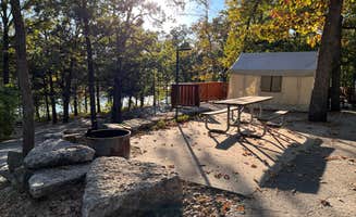 Luckybreak R.'s photo of glamping accommodations at Table Rock State Park Campground near Berryville, AR