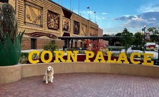 Jayne M.'s photo of camping with pets at Lake Mitchell Campground near Mitchell, SD