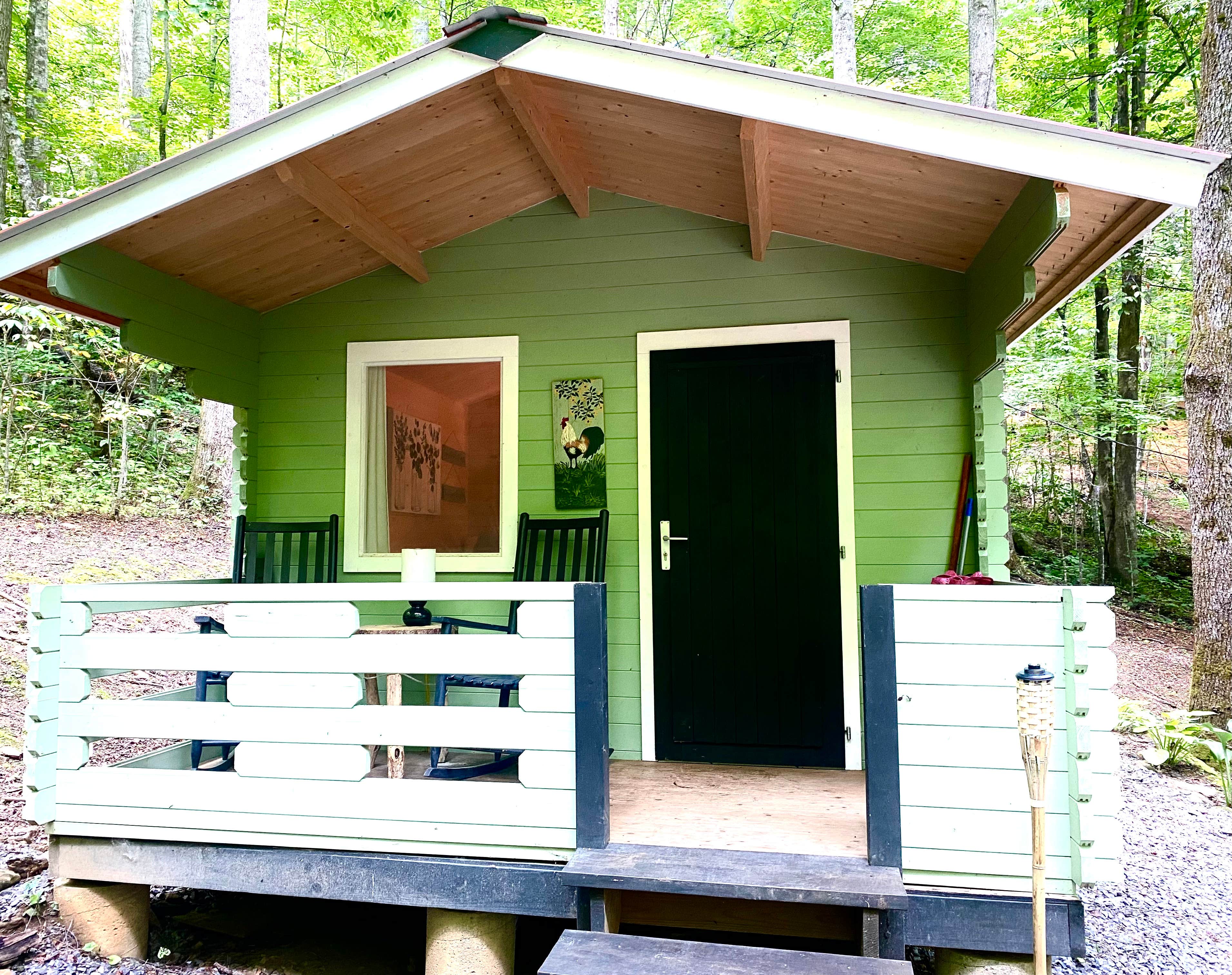 Nikki W.'s photo of a cabin at Creekside Cabin near Lake Junaluska, NC
