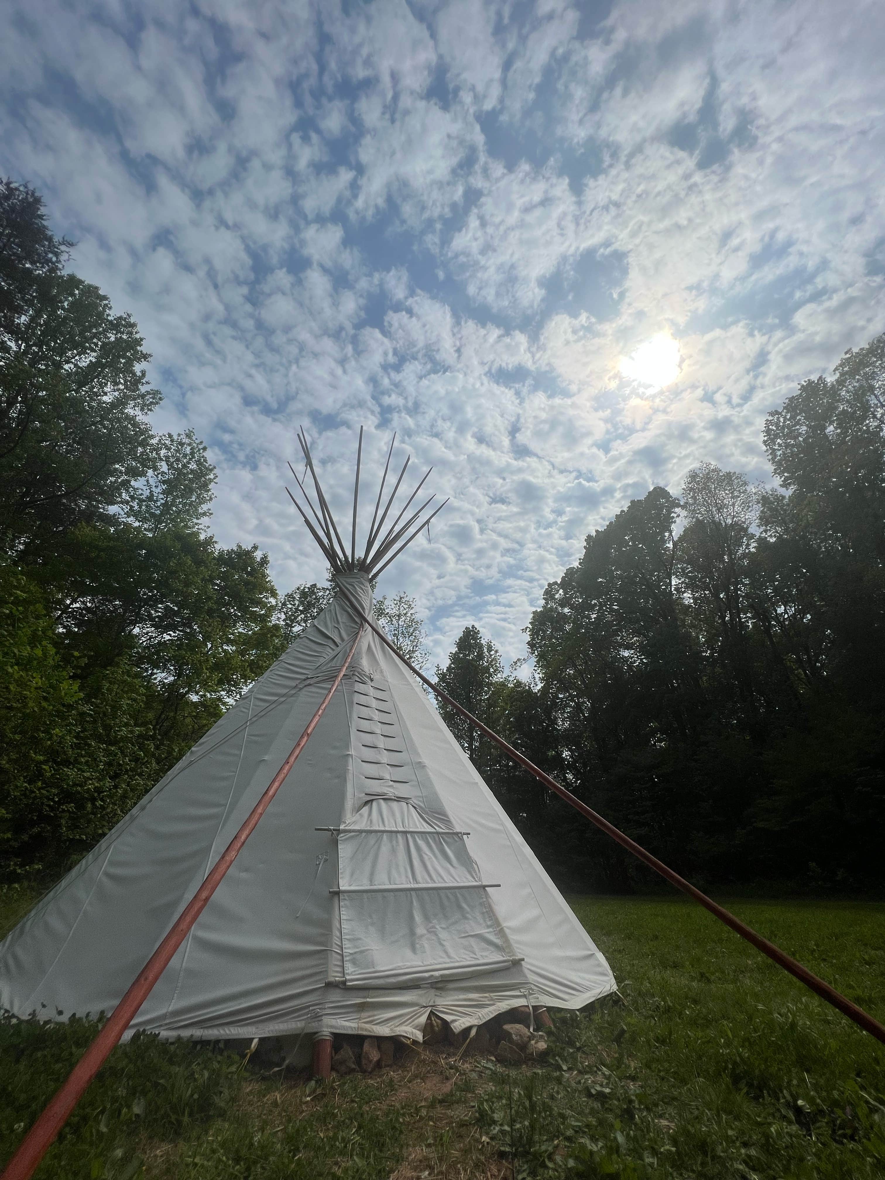 Jodi G.'s photo at Bear Creek Tee Pee Retreat near Davidson, NC