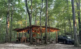 Camping near Alum Gap Campground — Savage Gulf State Park: The Falls at Sewanee Creek, Tracy City, Tennessee