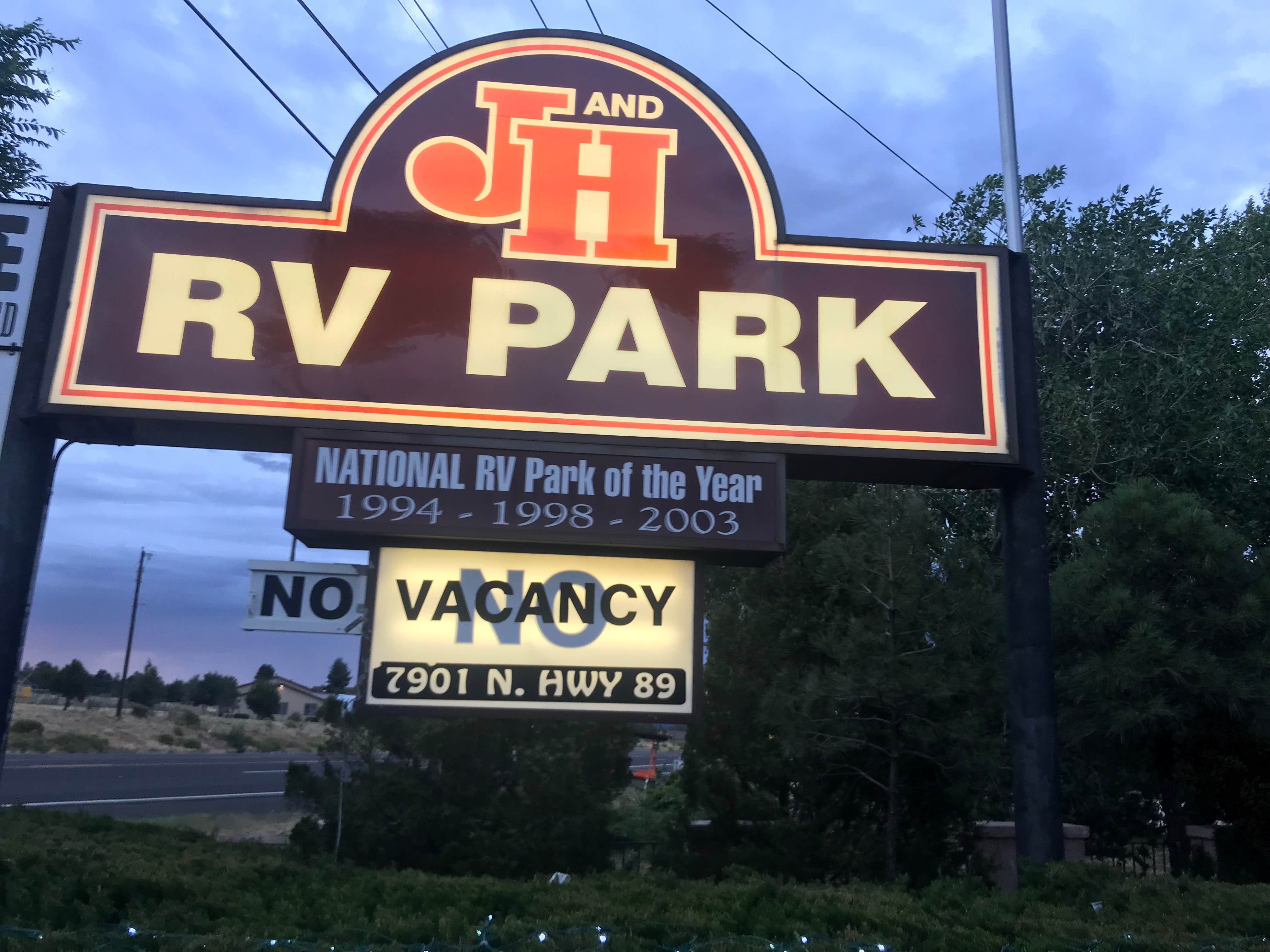 Camper-submitted photo at J & H RV Park near Gray Mountain, AZ