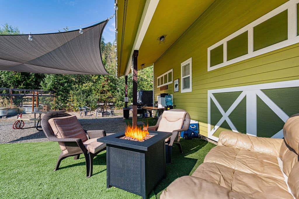 Kristiina M.'s photo of glamping accommodations at Whistle Post Inn near Ellensburg, WA