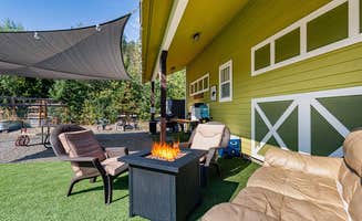 Kristiina M.'s photo of glamping accommodations at Whistle Post Inn near Okanogan-Wenatchee National Forest