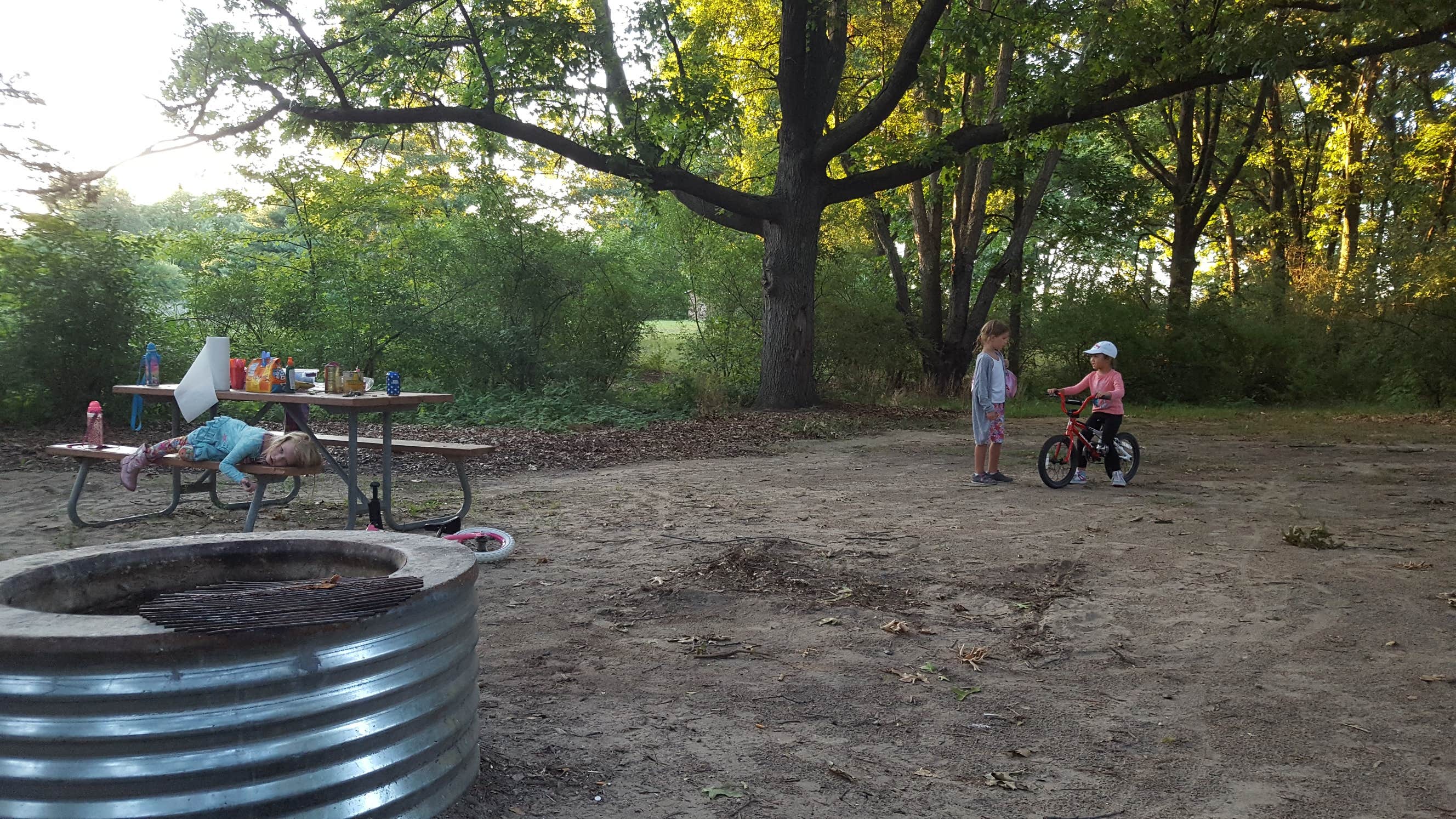 Camper-submitted photo at Green Lake Rustic Campground — Waterloo Recreation Area near New Hudson, MI