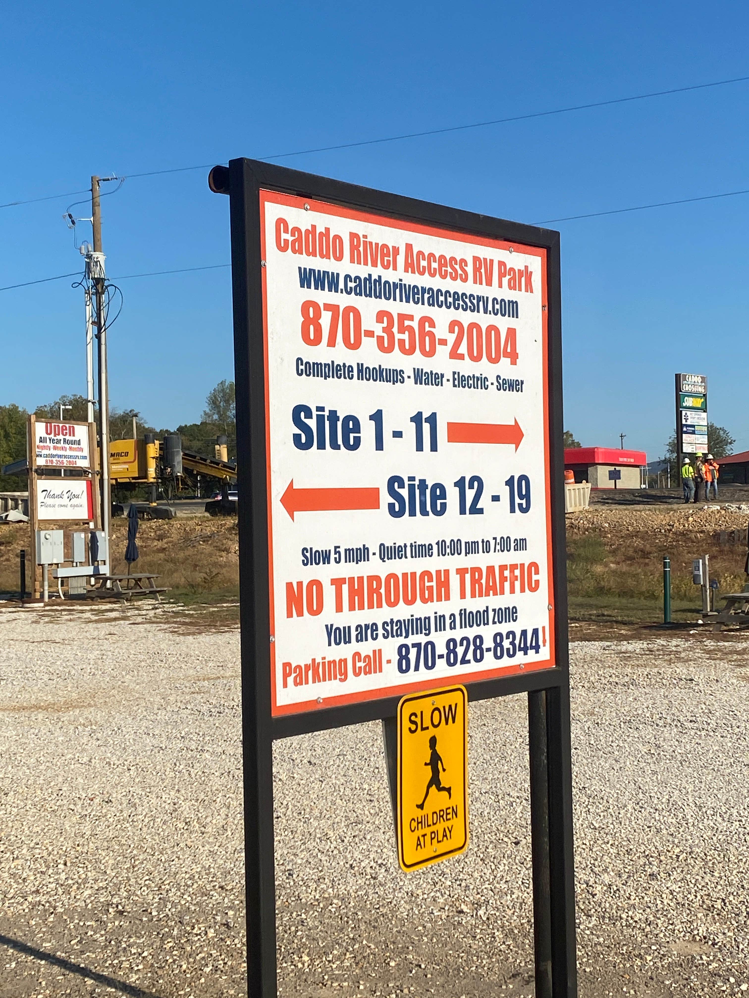 Camper-submitted photo at Caddo River Access RV Park near Murfreesboro, AR