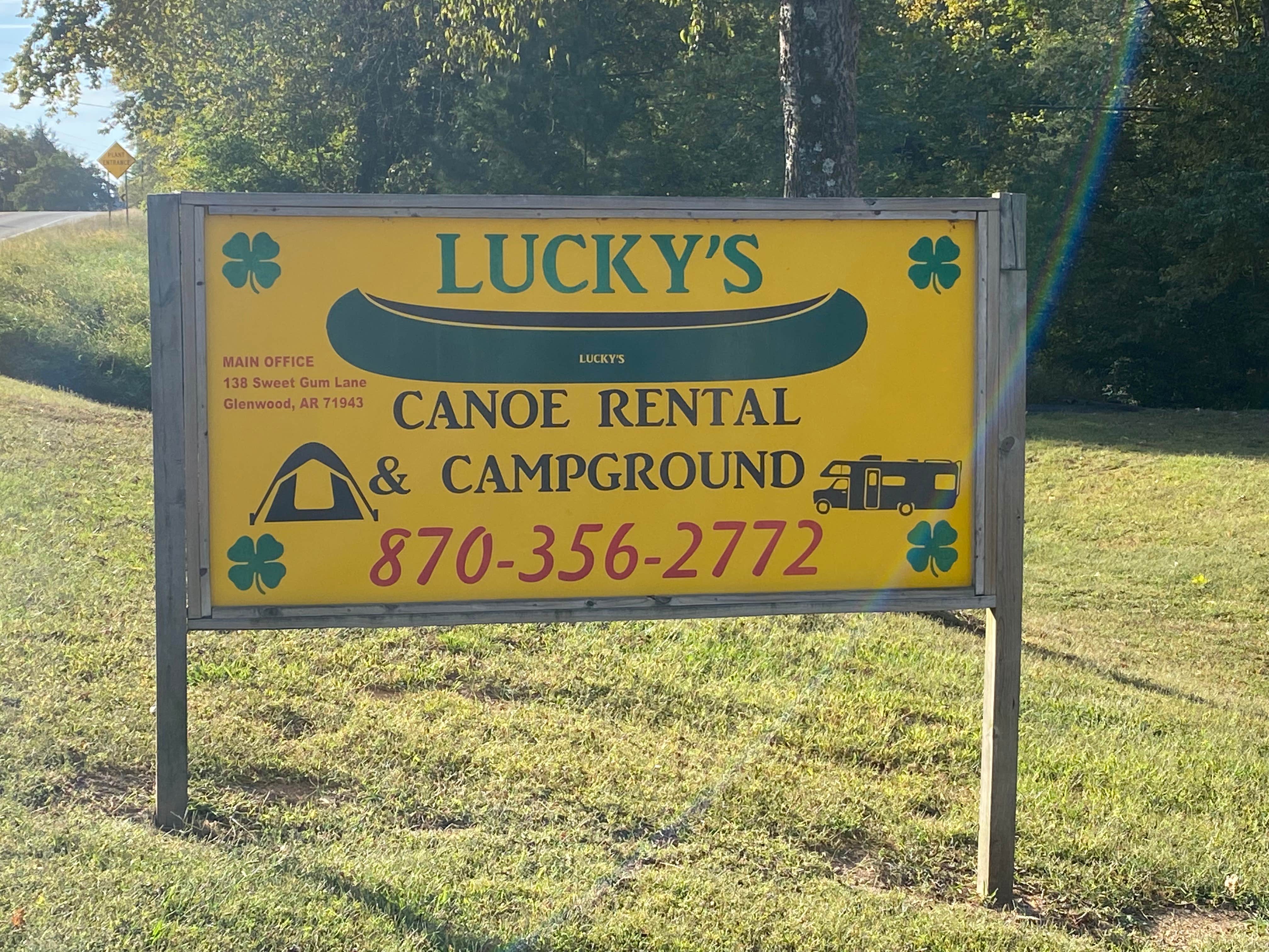 Camper-submitted photo at Lucky’s Campground Canoe & Kayak Rental near Murfreesboro, AR