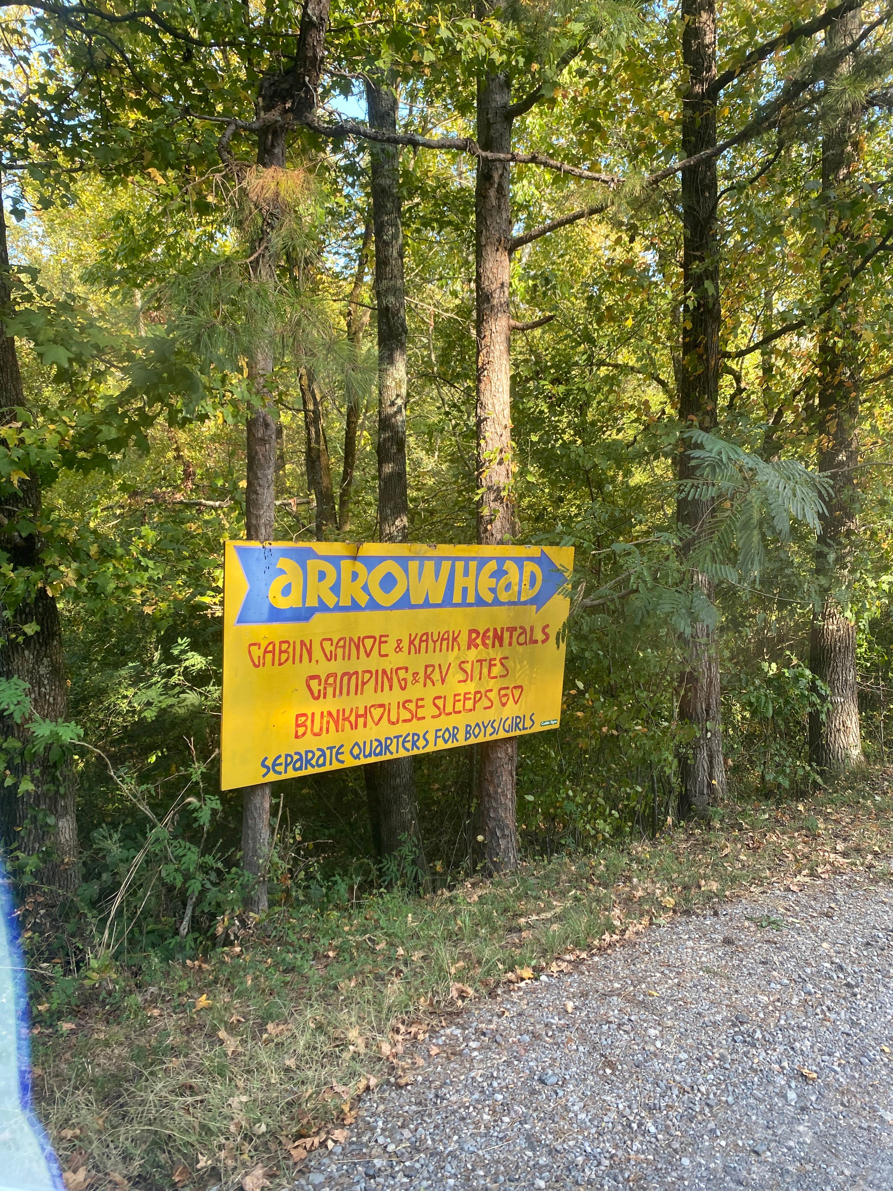 Camper-submitted photo at Arrowhead Cabin and Canoe near Murfreesboro, AR