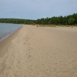 half of beach