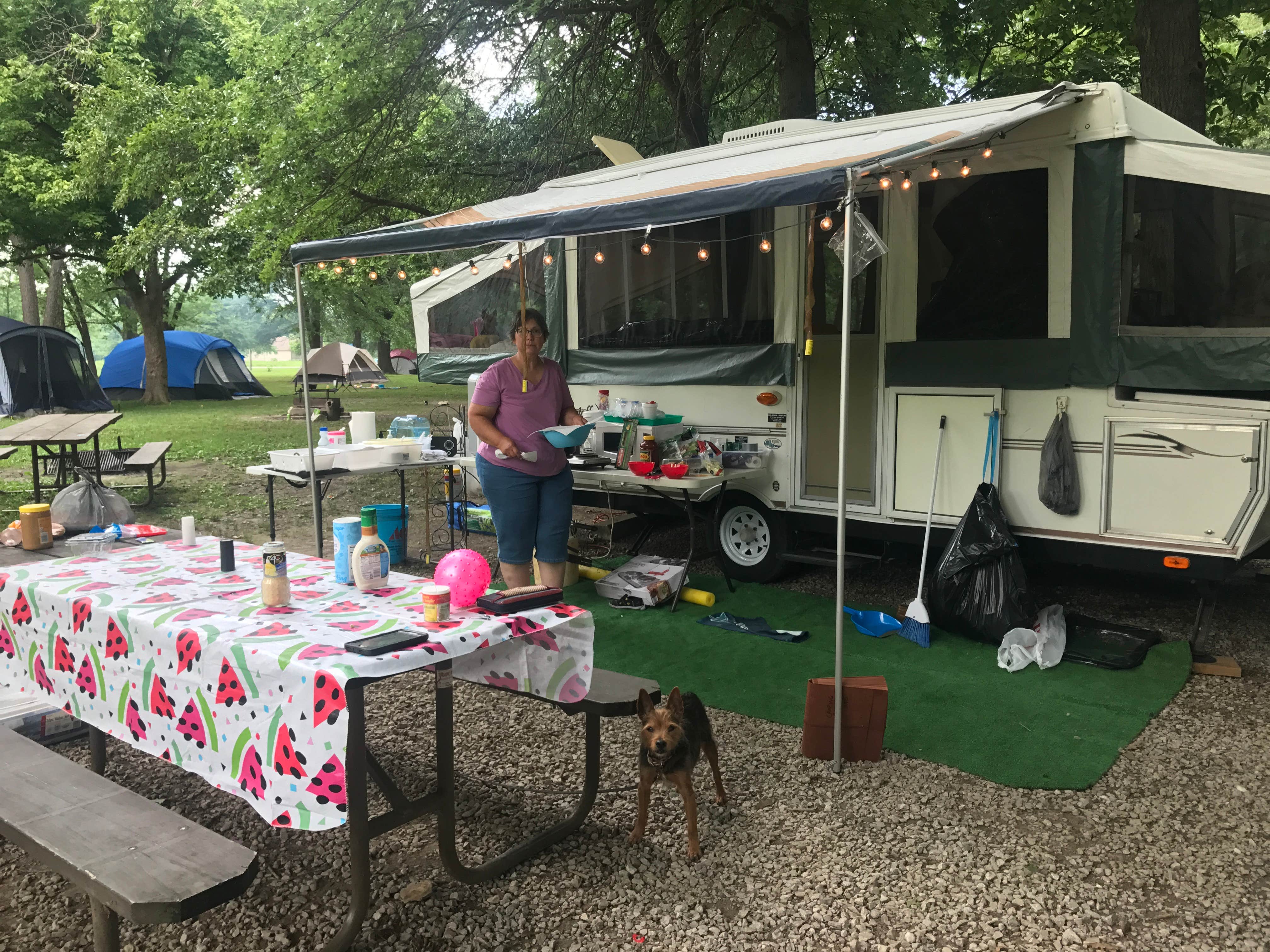 Camper-submitted photo at Illini Campground — Eldon Hazlet State Recreation Area near Hillsboro, IL
